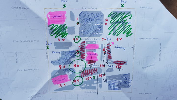 Road hierarchy in a Superblock model